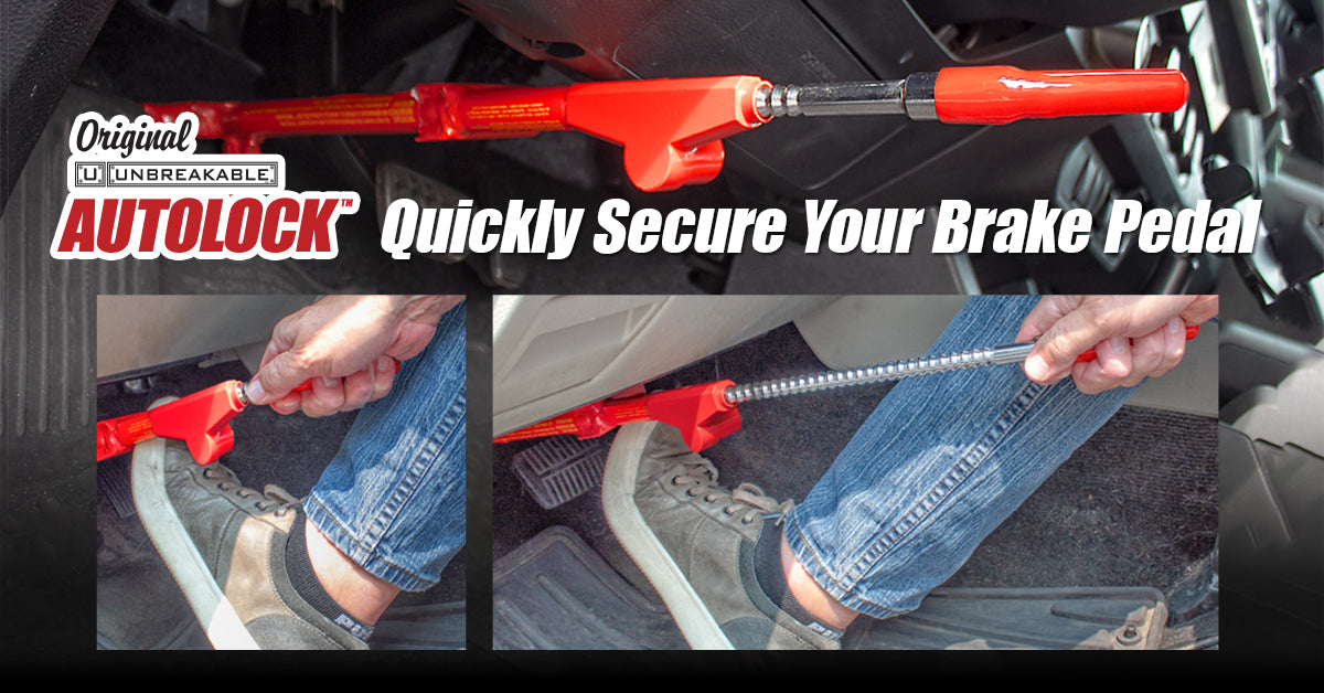 Unbreakable Locks Quickly secure your vehicle’s brake pedal